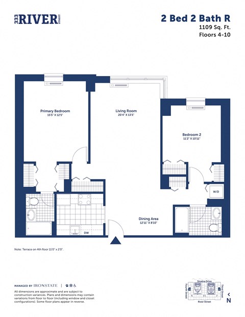 this floor plan is an approximation of our 2 bed 2 bath r floor plan